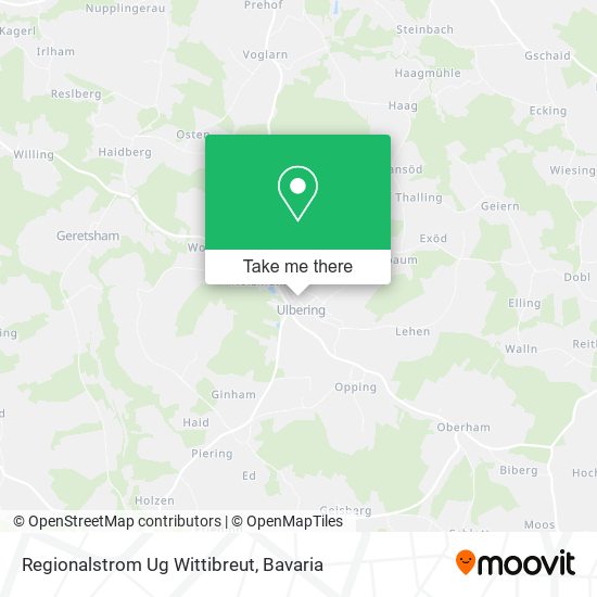 Regionalstrom Ug Wittibreut map