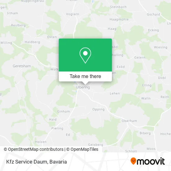 Карта Kfz Service Daum