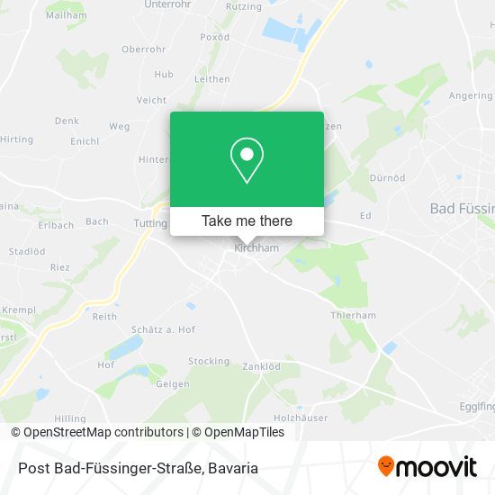 Post Bad-Füssinger-Straße map