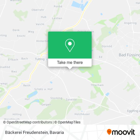 Bäckerei Freudenstein map