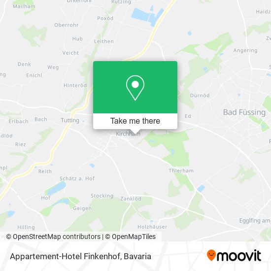 Appartement-Hotel Finkenhof map