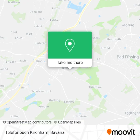 Telefonbuch Kirchham map