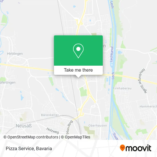 Карта Pizza Service