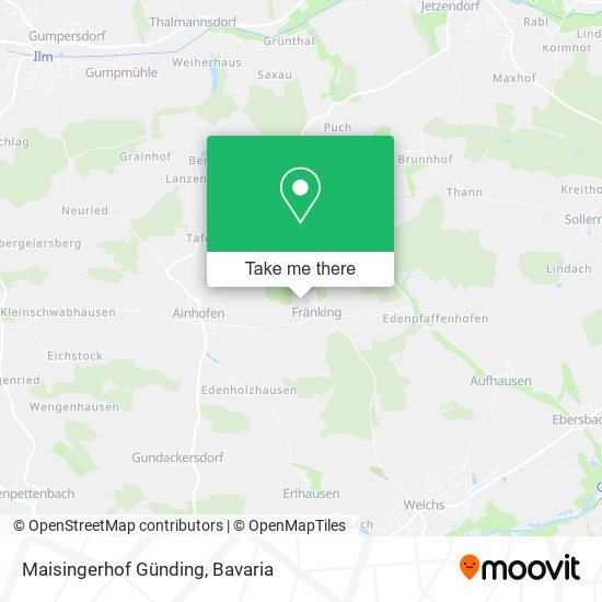 Maisingerhof Günding map