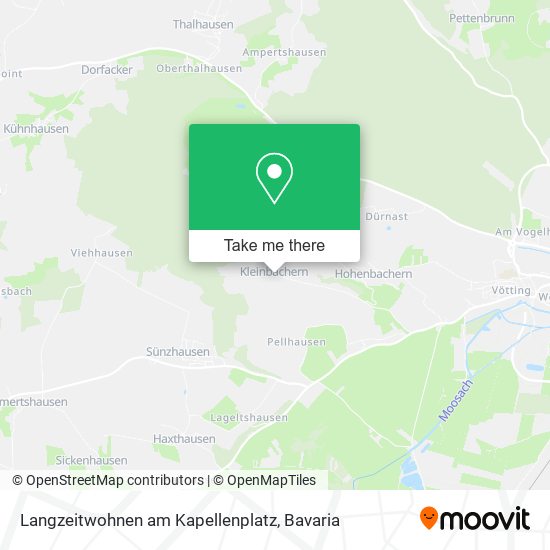 Карта Langzeitwohnen am Kapellenplatz