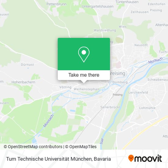 Tum Technische Universität München map