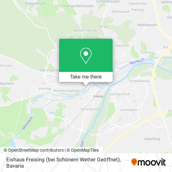 Eishaus Freising (bei Schönem Wetter Geöffnet) map