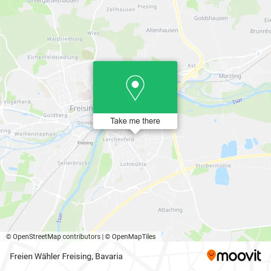 Карта Freien Wähler Freising