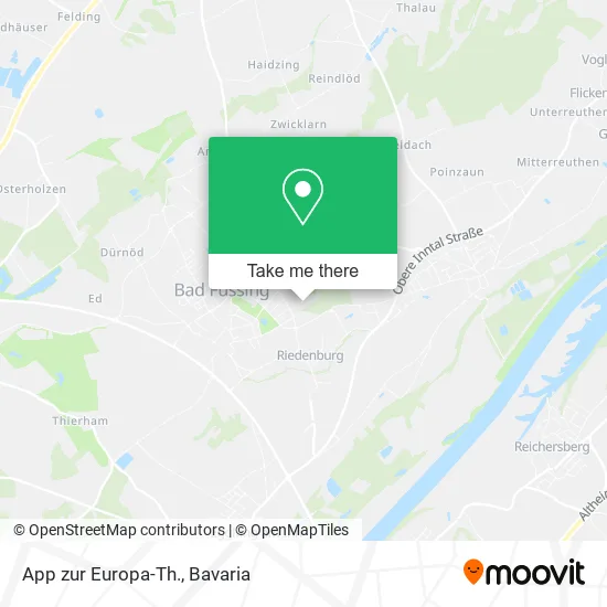 Карта App zur Europa-Th.