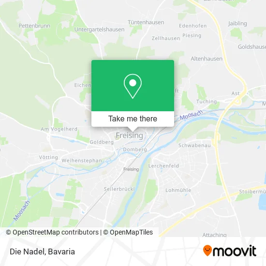 Карта Die Nadel