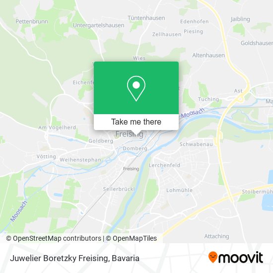 Juwelier Boretzky Freising map