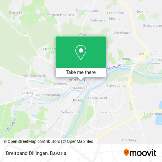 Карта Breitband Dillingen