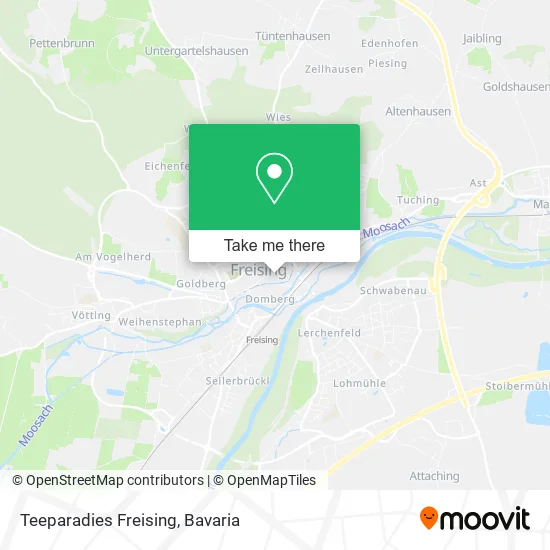 Карта Teeparadies Freising