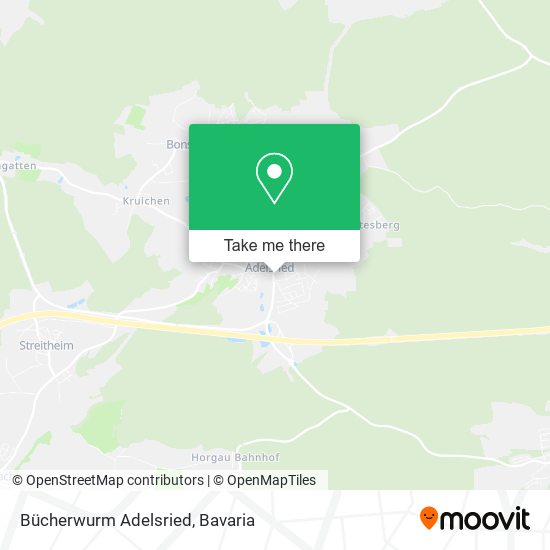 Bücherwurm Adelsried map