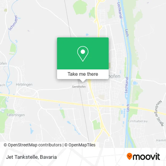 Карта Jet Tankstelle