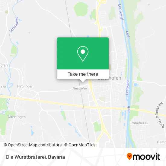 Карта Die Wurstbraterei