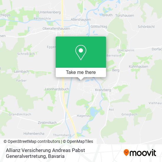 Allianz Versicherung Andreas Pabst Generalvertretung map