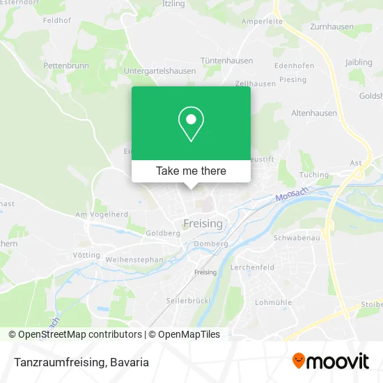 Карта Tanzraumfreising