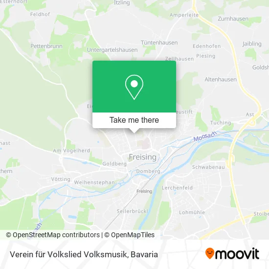 Карта Verein für Volkslied Volksmusik