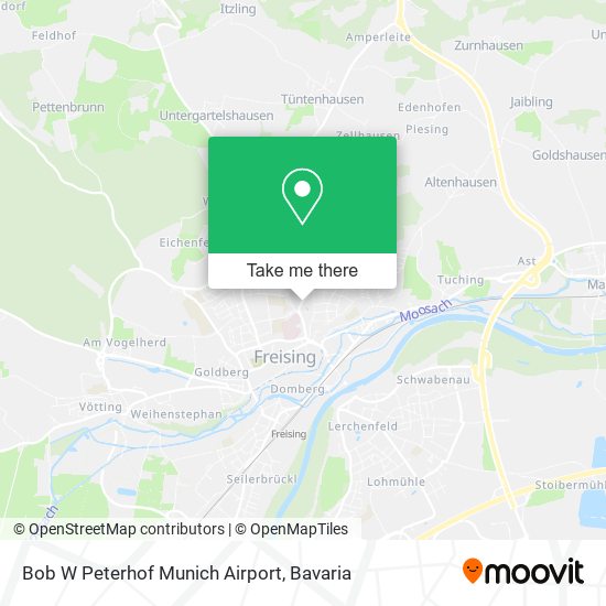 Bob W Peterhof Munich Airport map