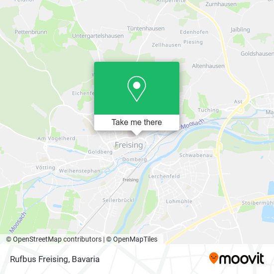 Rufbus Freising map