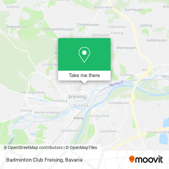 Карта Badminton Club Freising