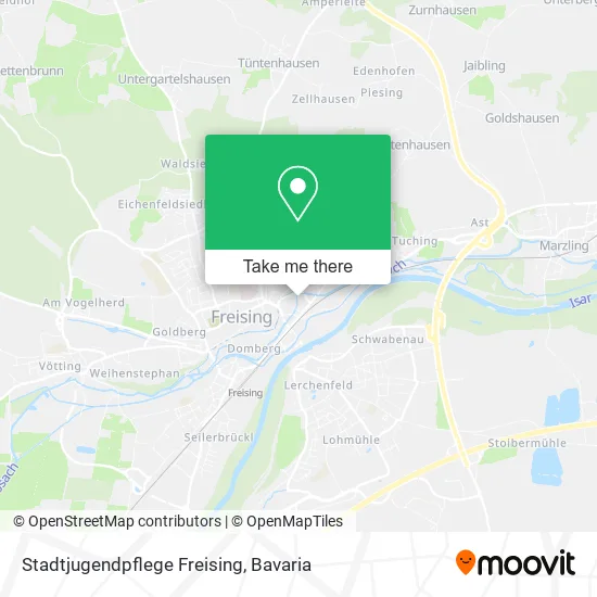 Карта Stadtjugendpflege Freising