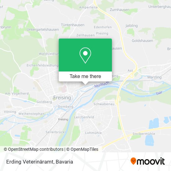 Карта Erding Veterinäramt