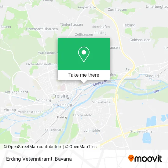 Карта Erding Veterinäramt