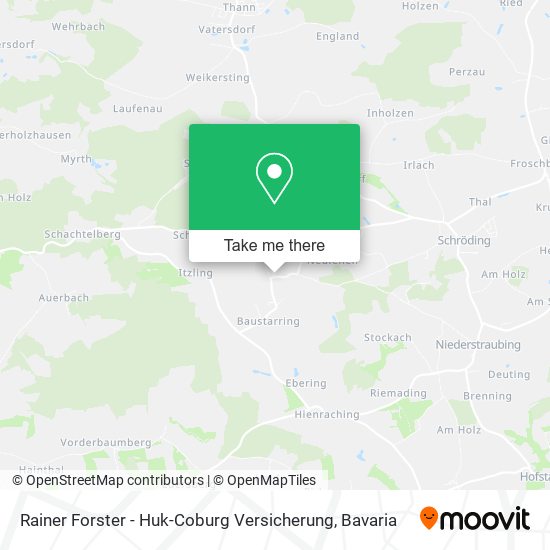 Rainer Forster - Huk-Coburg Versicherung map