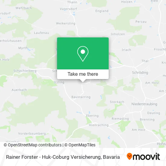 Карта Rainer Forster - Huk-Coburg Versicherung