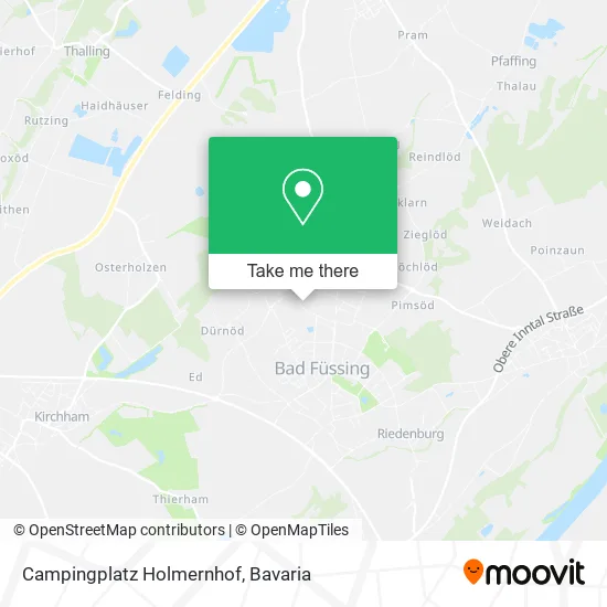 Карта Campingplatz Holmernhof