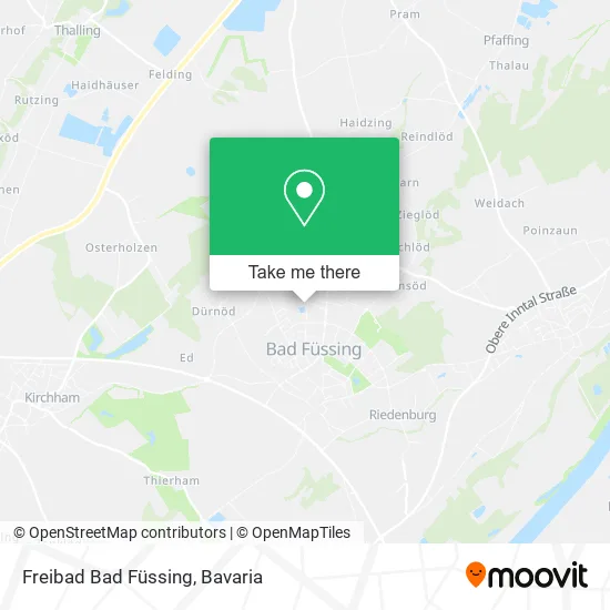 Карта Freibad Bad Füssing