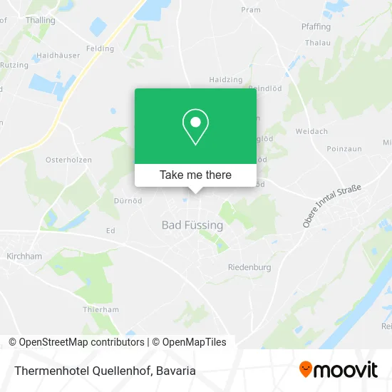 Карта Thermenhotel Quellenhof