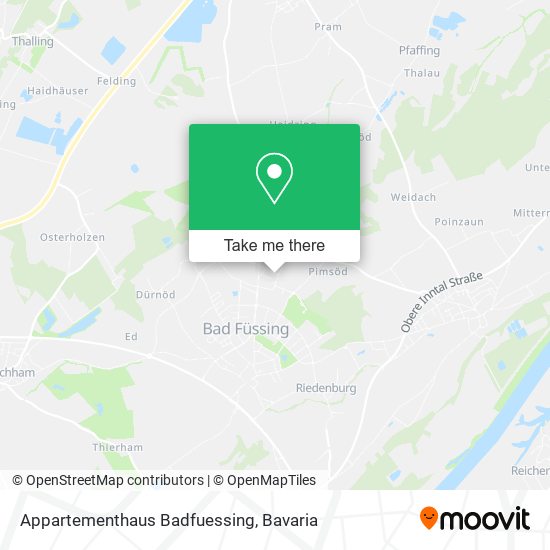 Appartementhaus Badfuessing map