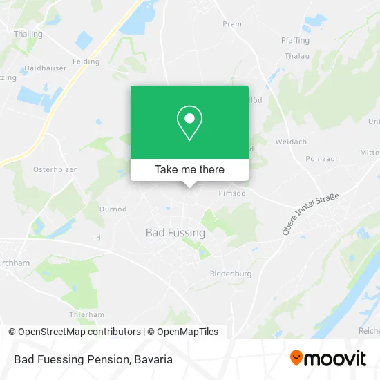 Карта Bad Fuessing Pension