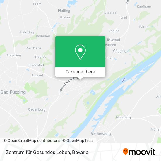 Zentrum für Gesundes Leben map