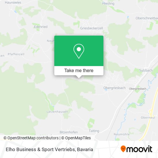 Elho Business & Sport Vertriebs map