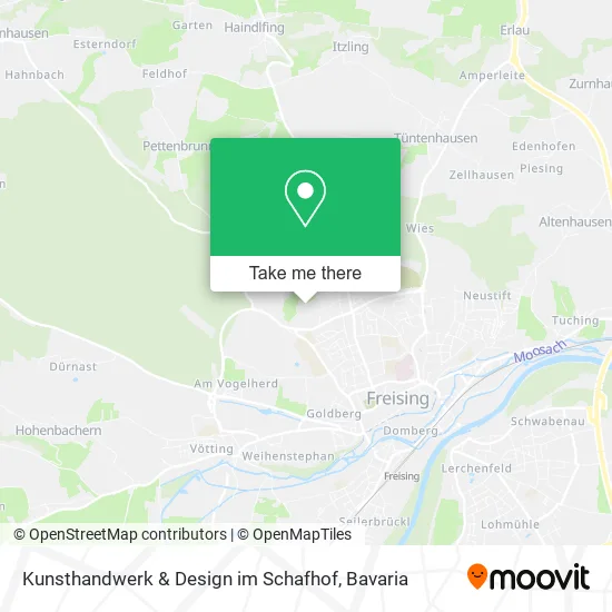 Карта Kunsthandwerk & Design im Schafhof