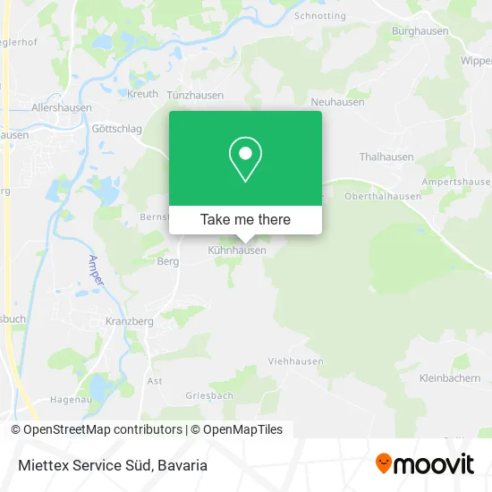 Карта Miettex Service Süd