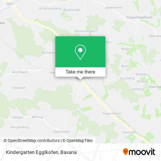 Kindergarten Egglkofen map