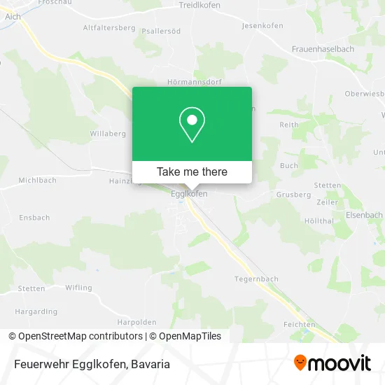 Feuerwehr Egglkofen map