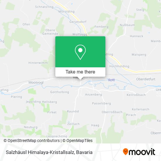 Salzhäusl Himalaya-Kristallsalz map