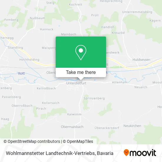 Карта Wohlmannstetter Landtechnik-Vertriebs