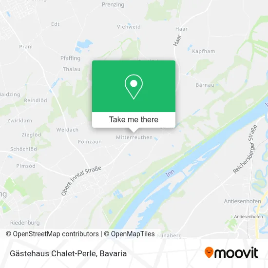 Gästehaus Chalet-Perle map