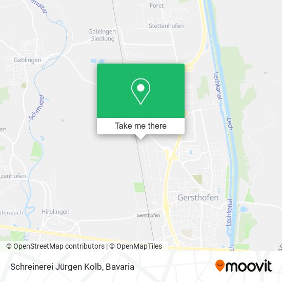 Schreinerei Jürgen Kolb map