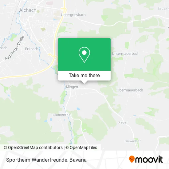 Карта Sportheim Wanderfreunde