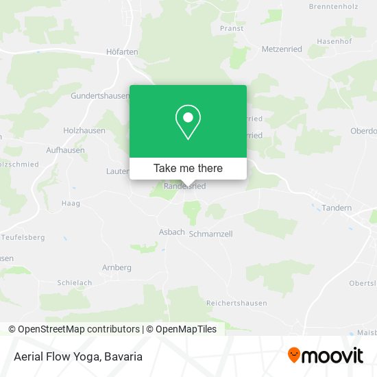 Aerial Flow Yoga map