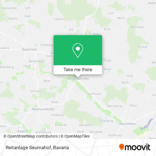 Карта Reitanlage Seumahof