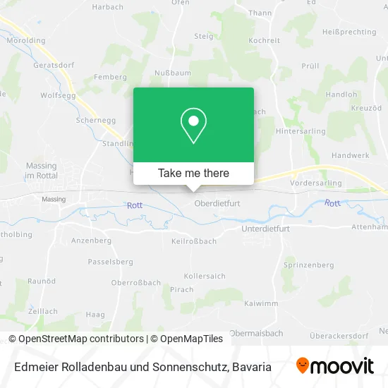 Карта Edmeier Rolladenbau und Sonnenschutz